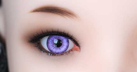 doll Purple color eye